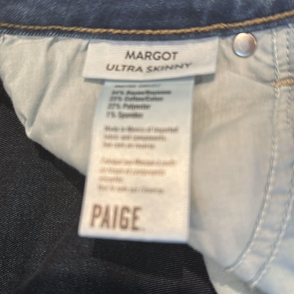 Paige High Rise Margot - Picture 4 of 6